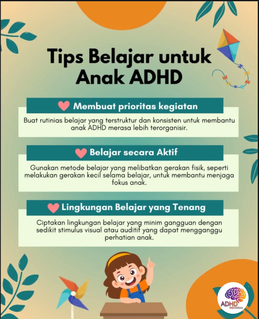 Strategi Belajar yang Cocok untuk Anak ADHD di Kabupaten Tana Tidung